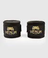 Venum Boxbandagen 4 m – Schwarz/Gold