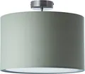 Lüttenhütt Deckenleuchte LÜCHTE Stellan Lampe Textilschirm graugrün 40cm