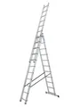KRAUSE CORDA 3x11 Sprossen Vielzweckleiter AH 7,25 m | Neue Norm - Art-Nr: 30429