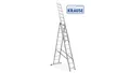 4009199030429 Krause Corda Drabina aluminiowa 3x11 030429 KRAUSE