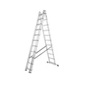 KRAUSE Vielzweckleiter CORDA silber 3x 11 Sprossen, H: 610,0 cm