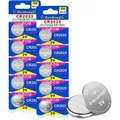 CR2025 Batterien, Lithium Knopfzellen, 3V, 10 Stück, für Uhren, Kamera, Spiel...