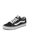Vans Herren Vero Wildleder-Sneaker, Black/White, 41 EU