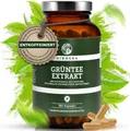 QIDOSHA Grüntee-Extrakt (entkoffeiniert) Kapseln, 1 er mit 50% EGCG, 180 Stk, 700mg Grüntee-Extrakt ohne Koffein je Kapsel, davon volle 350mg reines EGCG, EGCG Kapseln hochdosiert ohne Koffein à 180 St., 66.6 g, entkoffeiniert auf <0,1 % Koffein mit CO2-Verfahren.
