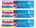 ✅Protefix Haftcreme dritte Zähne Extra Stark Nass Haftkraft 4fach Effekt 3x 47g✅