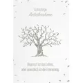 BSB Grußkarten Trauerkarte - Glückwunschkarte im Format 11,5x17cm - Aufrichtige