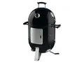 Grillmeister Räucherofen Smoker Grill Holzkohlegrill 2 Grillroster Ebenen Stahl