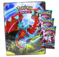 POKÉMON Sammelkarte Pokemon Karten Karmesin & Purpur - Paradox Rift - 1 Mappe + 3 Booster, Karmesin & Purpur - Paradox Rift - 1 Mappe + 3 Booster