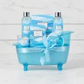 Badeset Frauen Geschenkset Wellness Ozeanduft Lotion Bad Salz Duftkerze
