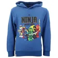 LEGO® Hoodie Ninjago Jungen Kinder Kapuzen Pulli Gr. 98 bis 128, Baumwolle blau 104