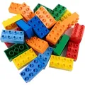 LEGO® DUPLO® 2x4 Steine Bausteine Bunt Gemischt - 3011 NEU! Menge 20x – Jede Mischung individuell zusammengestellt - Bunt