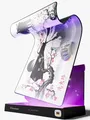 Nyfter - XXL Gaming Mauspad Sakura Weiß 900 x 500mm Premium Fuji Mousepad Size Groß vernähte Kanten langlebig mit high-end Glide und Anti-Rutsch