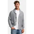Indicode Strickjacke Herren INBrandox Herrenstrickjacke grau XL (56)