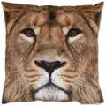 Bestlivings Dekokissen mit abnehmbaren Bezug in 40x40 cm (Löwe)