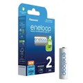 2 Panasonic AA Eneloop Eco Friendly LR6 Wiederaufladbare Batterien 2000mAh 2BL