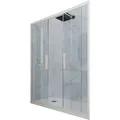 Duschtür Gleittür Pvc Cm Klarglas Champagne Glam