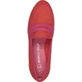 MARCO TOZZI Damen Slipper Penny Loafer aus weichem Stoff 2-24229-44, Größe:38 EU, Farbe:Orange - Orange - 38