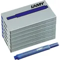 LAMY 6er Set - 30x Tintenpatronen T10 825 BLAU löschbar