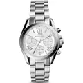 Michael Kors MK6174 Bradshaw MINI Chronograph Uhr Damenuhr Edelstahl 100m Analog Chrono Datum Silber