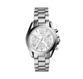 MICHAEL KORS Luxusuhr Damen-Armbanduhr Bradshaw Edelstahl silberfarben
