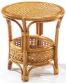 Kobolo Beistelltisch Tisch Nimes aus Rattan und Wiener Geflecht