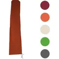 Schutzhülle Meran für Marktschirm bis 5m, Abdeckhülle Cover mit Reißverschluss ~ terracotta