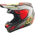 Troy Lee Designs SE5 Composite Stripes MIPS Motocross Helm, schwarz-rot, Größe XS für Männer