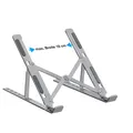 Metall Notebook Laptop Ständer Tablet Halter Halterung faltbar 7 Winkel Grau
