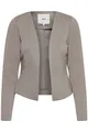 ICHI IHKATE SHORT BL Damen Blazer Kurzblazer Jacke Kurzblazer mit Stretch, Größe:2XL, Farbe:Driftwood (181210)