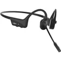 SHOKZ OpenComm2 2025 Upgrade Kabelloses Bluetooth-Videokonferenz-Headset mit Knochenleitung und USB-C-Ladeanschluss | 16 Stunden Sprechzeit, 29 m F... - Schwarz
