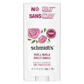 Schmidt's natürlicher Deo Stick Rose & Vanille Deodorant ohne Aluminium vegane Naturkosmetik für langanhaltende Frische 75 g 1 Stück