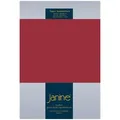 Janine Topper Comfort Jersey Spannbetttuch 140x200 cm - 160x220 cm | granat - rot