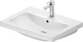Duravit D-Code Waschtisch, mit Hahnloch, mit Überlauf, 650x480x165mm, Weiß