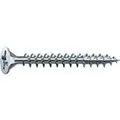 100 Stück SPAX - Universalschraube, 3,5 x 20 mm, Senkkopf, Kreuzschlitz Z, 4CUT, Vollgewinde, Galvanisch blank verzinkt A2J - 1081010350205