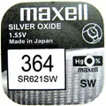 Maxell SR621SW Silver Oxide Batterie