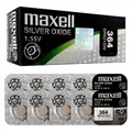 10 x Maxell 364 Silberoxid-Batterien 1,55 V SR621SW SRSR60 Uhren 0% Quecksilber