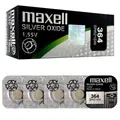 5 X Maxell 364 Silberoxid Batterien 1,55V SR621SW SRSR60 Uhren 0% Quecksilber