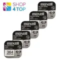 5 Maxell 364 363 Sr621Sw Batterien Silber 1.55V Uhrenbatterie NEU