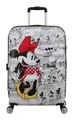 American Tourister Wavebreaker Disney - Minnie Mouse Hartschalenkoffer Mittelgroß (67 cm), Reisekoffer, TSA Schloss, 4 Rollen, 64 L, 3.6 kg - Minnie Comics White