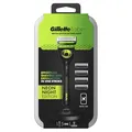 Gillette Labs Herrenrasierer mit integrierter Stange, Reisetasche, 5 Ersatzklingen