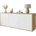 Lookway Kommode, Weiß, Holzwerkstoff, 153.9x60x39.6 cm, Wohnzimmer, Kommoden & Sideboards, Kommoden