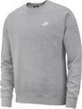 Nike Herren M NSW CLUB CRW BB 804340 Long Sleeved T-shirt, grau (dk grey heather), L