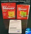 Lexware QuickSteuer Deluxe 2024 Vollversion Box Handbuch Steuerjahr 2023 OVP NEU
