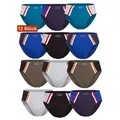 Cocain underwear Slip Herren Sportslip Unterhose Schlüpfer Slip bunt Baumwolle ohne Eingriff (Spar-Set, 12-St) auch in ÜBERGRÖSSEN - produziert in Europa bunt 5 (M)