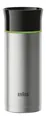 Braun Krug Pokal Thermosflasche von Reise 330ml Edelstahl + Ventil Reinigung