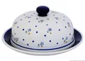 Original Bunzlauer Käseglocke M/Butterglocke für Rollbutter - Ø = 19,5 cm, Dekor 111