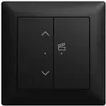 Busch-Jaeger 62731/UJ-915-WL Jalousie-Einsatz flex, 1-fach, Komplettset mit 2-fach Bedienelement, Wireless, Busch-balance SI, schwarz matt