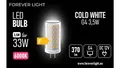 5907504519739 Żarówka LED G4 3.5W 370lm 6000K 12V klasa F Forever Light TELFORCE
