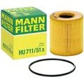 Ölfilter MANN-FILTER HU 711/51 x für Citroën Peugeot Fiat Ford Land Rover Mini DS