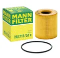 MANN-FILTER HU 711/51 x Ölfilter - für Pkw + Transporter